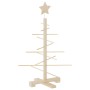 Árbol de Navidad de madera de adorno madera maciza pino 75 cm en Decoración Festiva y Estacional | Comprar online en Foru.es