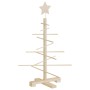 Árbol de Navidad de madera de adorno madera maciza pino 75 cm en Decoración Festiva y Estacional | Comprar online en Foru.es