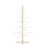 Árbol de Navidad de madera de adorno madera maciza pino 125 cm en Decoración Festiva y Estacional | Comprar online en Foru.es