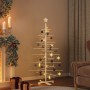 Árbol de Navidad de madera de adorno madera maciza pino 150 cm en Decoración Festiva y Estacional | Comprar online en Foru.es