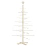 Árbol de Navidad de madera de adorno madera maciza pino 150 cm en Decoración Festiva y Estacional | Comprar online en Foru.es