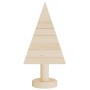 Árboles de Navidad de madera 2 uds madera maciza pino 30 cm en Decoración Festiva y Estacional | Comprar online en Foru.es