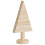 Árboles de Navidad de madera 2 uds madera maciza pino 30 cm en Decoración Festiva y Estacional | Comprar online en Foru.es