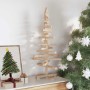 Árbol de Navidad de madera de adorno madera maciza pino 90 cm en Decoración Festiva y Estacional | Comprar online en Foru.es
