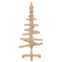 Árbol de Navidad de madera de adorno madera maciza pino 90 cm en Decoración Festiva y Estacional | Comprar online en Foru.es