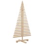Árbol de Navidad de madera de adorno madera maciza pino 120 cm en Decoración Festiva y Estacional | Comprar online en Foru.es