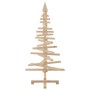 Árbol de Navidad de madera de adorno madera maciza pino 120 cm en Decoración Festiva y Estacional | Comprar online en Foru.es