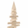 Árbol de Navidad de madera de adorno madera maciza pino 120 cm en Decoración Festiva y Estacional | Comprar online en Foru.es