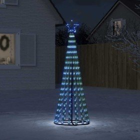 Árbol de Navidad LED 275 LEDs azul 180 cm en Decoración Festiva y Estacional | Comprar online en Foru.es