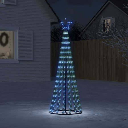 Árbol de Navidad LED 275 LEDs azul 180 cm en Decoración Festiva y Estacional | Comprar online en Foru.es