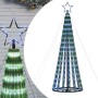 Árbol de Navidad LED 275 LEDs azul 180 cm en Decoración Festiva y Estacional | Comprar online en Foru.es