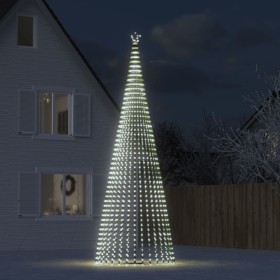 Árbol de Navidad LED 1544 LEDs blanco frío 500 cm en Decoración Festiva y Estacional | Comprar online en Foru.es