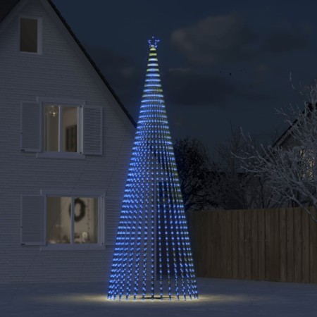Árbol de Navidad LED 1544 LEDs azul 500 cm en Decoración Festiva y Estacional | Comprar online en Foru.es