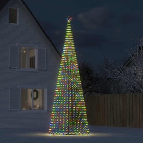 Árbol de Navidad LED 1544 LEDs de colores 500 cm en Decoración Festiva y Estacional | Comprar online en Foru.es