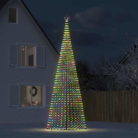 Árbol de Navidad LED 1544 LEDs de colores 500 cm en Decoración Festiva y Estacional | Comprar online en Foru.es