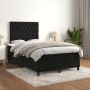 Cama box spring con colchón terciopelo negro 120x200 cm de vidaXL, Camas y somieres - Ref: Foro24-3143195, Precio: 428,53 €, ...