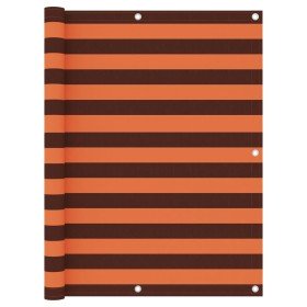 Toldo para balcón tela oxford naranja y marrón 120x300 cm en Sombrillas | Comprar online en Foru.es