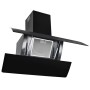 Campana extractora de pared acero inox negra 756 m³/h 90 cm de vidaXL, Extractores - Ref: Foro24-50705, Precio: 333,29 €, Des...