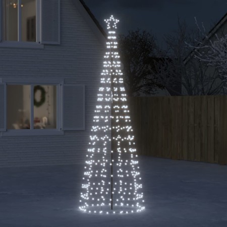 Árbol de Navidad LED con estacas 570 LEDs blanco frío 300 cm en Decoración Festiva y Estacional | Comprar online en Foru.es