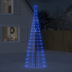 Árbol de Navidad LED con estacas 570 LEDs azul 300 cm en Decoración Festiva y Estacional | Comprar online en Foru.es