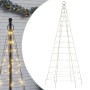 Árbol de Navidad en asta de bandera 200 LED blanco cálido 180cm en Decoración Festiva y Estacional | Comprar online en Foru.es