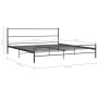 Estructura de cama de metal gris 180x200 cm de vidaXL, Camas y somieres - Ref: Foro24-284684, Precio: 108,66 €, Descuento: %