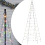 Árbol de Navidad en asta de bandera 200 LED de colores 180 cm en Decoración Festiva y Estacional | Comprar online en Foru.es