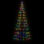 Árbol de Navidad en asta de bandera 200 LED de colores 180 cm en Decoración Festiva y Estacional | Comprar online en Foru.es