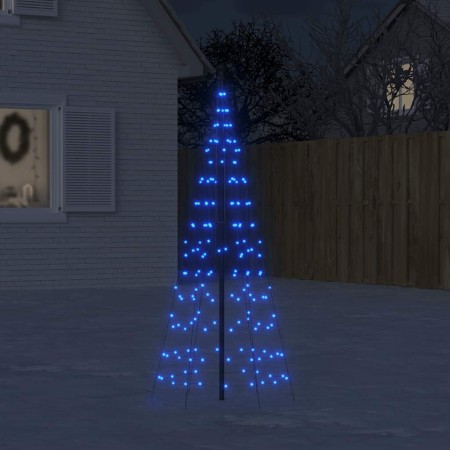 Árbol de Navidad en asta de bandera 200 LED azul 180 cm en Decoración Festiva y Estacional | Comprar online en Foru.es