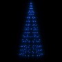 Árbol de Navidad en asta de bandera 200 LED azul 180 cm en Decoración Festiva y Estacional | Comprar online en Foru.es