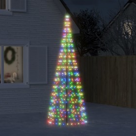 Árbol de Navidad en asta de bandera 550 LED colores 300 cm en Decoración Festiva y Estacional | Comprar online en Foru.es