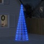 Árbol de Navidad en asta de bandera 550 LED azul 300 cm en Decoración Festiva y Estacional | Comprar online en Foru.es