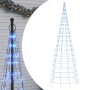 Árbol de Navidad en asta de bandera 550 LED azul 300 cm en Decoración Festiva y Estacional | Comprar online en Foru.es