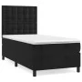Box spring bed with black velvet mattress 90x200 cm by vidaXL, Beds and slatted bases - Ref: Foro24-3143243, Price: 318,34 €,...
