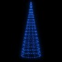 Árbol de Navidad en asta de bandera 550 LED azul 300 cm en Decoración Festiva y Estacional | Comprar online en Foru.es
