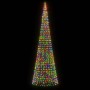 Árbol de Navidad en asta de bandera 1534 LED colores 500 cm en Decoración Festiva y Estacional | Comprar online en Foru.es
