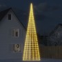 Árbol de Navidad en asta bandera 3000 LED blanco cálido 800 cm en Decoración Festiva y Estacional | Comprar online en Foru.es