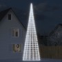 Árbol de Navidad en asta de bandera 3000 LED blanco frío 800 cm en Decoración Festiva y Estacional | Comprar online en Foru.es