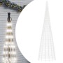 Árbol de Navidad en asta de bandera 3000 LED blanco frío 800 cm en Decoración Festiva y Estacional | Comprar online en Foru.es