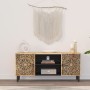 Mueble de TV madera maciza de mango 105x33x46 cm en Muebles TV | Comprar online en Foru.es