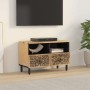 Mueble de TV madera maciza de mango 70x33x46 cm en Muebles TV | Comprar online en Foru.es