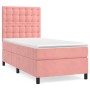 Cama box spring con colchón terciopelo rosa 80x200 cm de vidaXL, Camas y somieres - Ref: Foro24-3143234, Precio: 322,25 €, De...