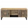 Mesa de centro de madera maciza mango 100x54x40 cm en Mesas de centro | Comprar online en Foru.es