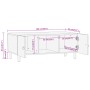 Mesa de centro de madera maciza mango 100x54x40 cm en Mesas de centro | Comprar online en Foru.es