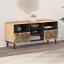 Mueble de TV madera maciza de mango 100x33x46 cm en Muebles TV | Comprar online en Foru.es