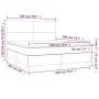 Boxspringbett mit grauer Kunstledermatratze 180x200 cm von vidaXL, Betten und Lattenroste - Ref: Foro24-3142741, Preis: 607,4...