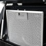 Campana extractora de pared acero inox negra 756 m³/h 90 cm de vidaXL, Extractores - Ref: Foro24-50705, Precio: 333,29 €, Des...