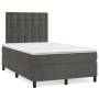 Cama box spring con colchón terciopelo gris oscuro 120x200 cm de vidaXL, Camas y somieres - Ref: Foro24-3143254, Precio: 395,...