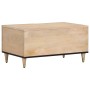 Mesa de centro de madera maciza de mango 80x50x40 cm en Mesas de centro | Comprar online en Foru.es