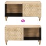 Mesa de centro de madera maciza de mango 80x50x40 cm en Mesas de centro | Comprar online en Foru.es